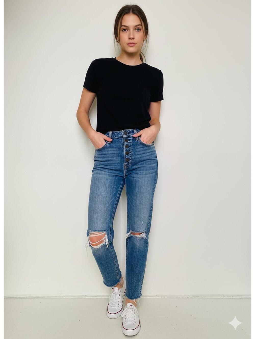 Abercrombie & Fitch Ultra High Rise Mom Jeans - Size 27 / 4R